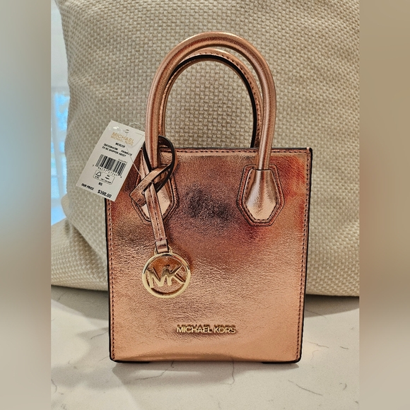 NWT- Michael Kors Mercer XS NS Shopper- Primrose - Picture 4 of 8